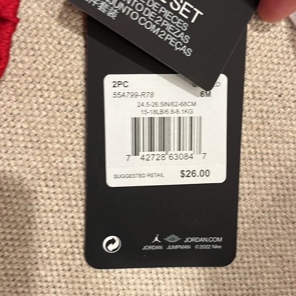 Jordan 6M 2-Piece set (onesie & shirts) - Picture 6 of 6